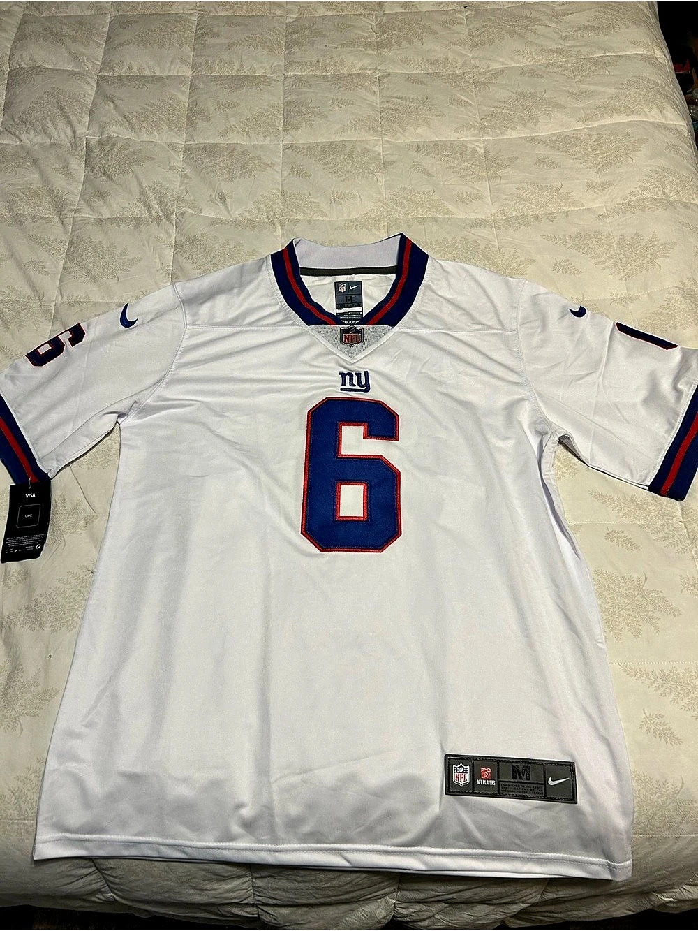 Nike New York Giants Jaxson Dart Nike White Alternate Game Jersey White